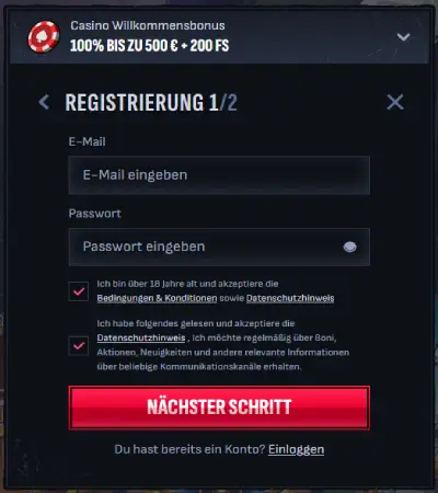 Mafia Registration